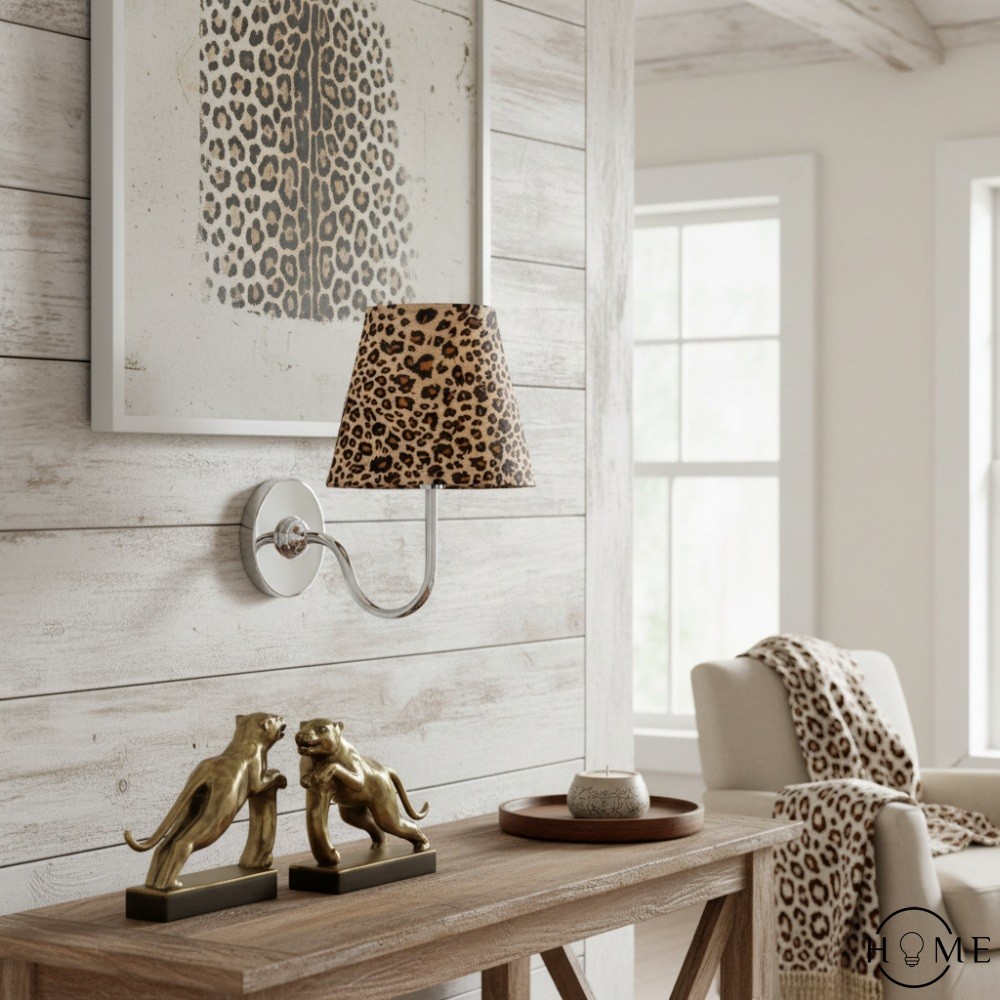 Luvora Vintage Wandlamp met Linnen Kap - Moderne Metalen Wandverlichting HL1594