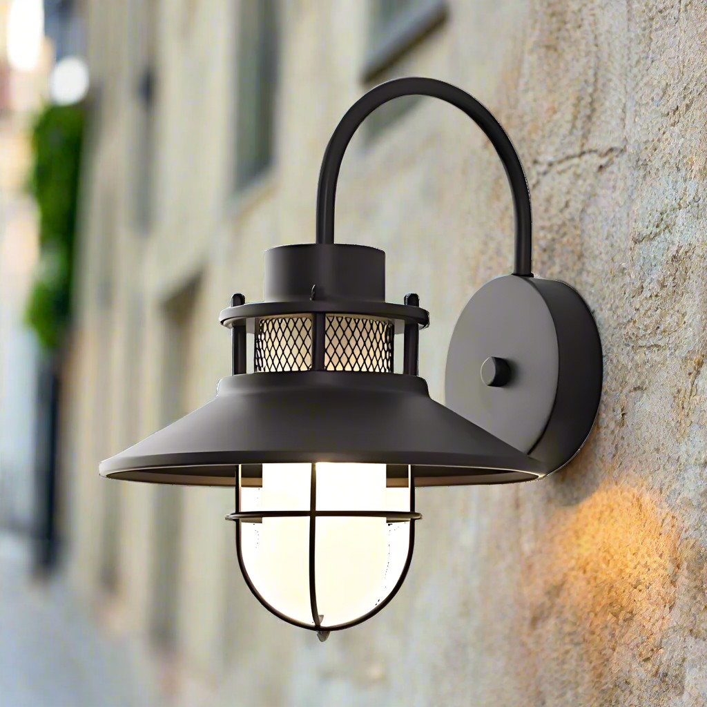 Lichtgevende metalen buitenwandlamp HL3360