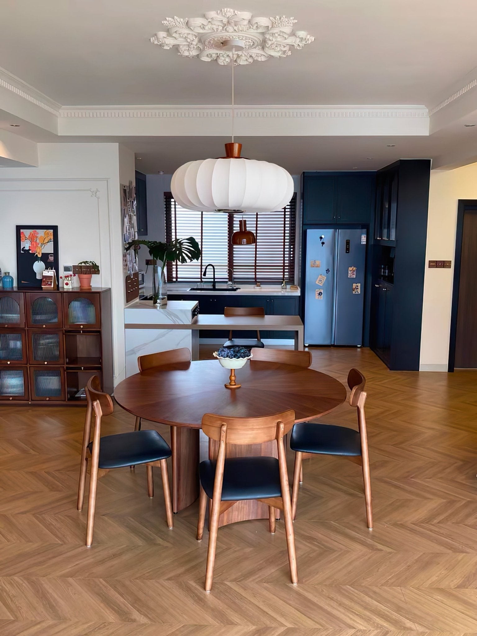 Klassieke zijden lantaarn hanglamp HL740