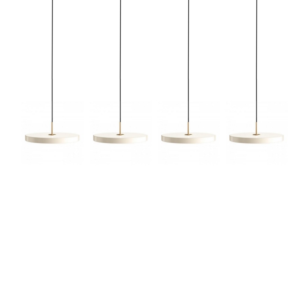 Schijfvormige Moderne Hanglamp - Zwart Wit LED Ontwerp HL1051