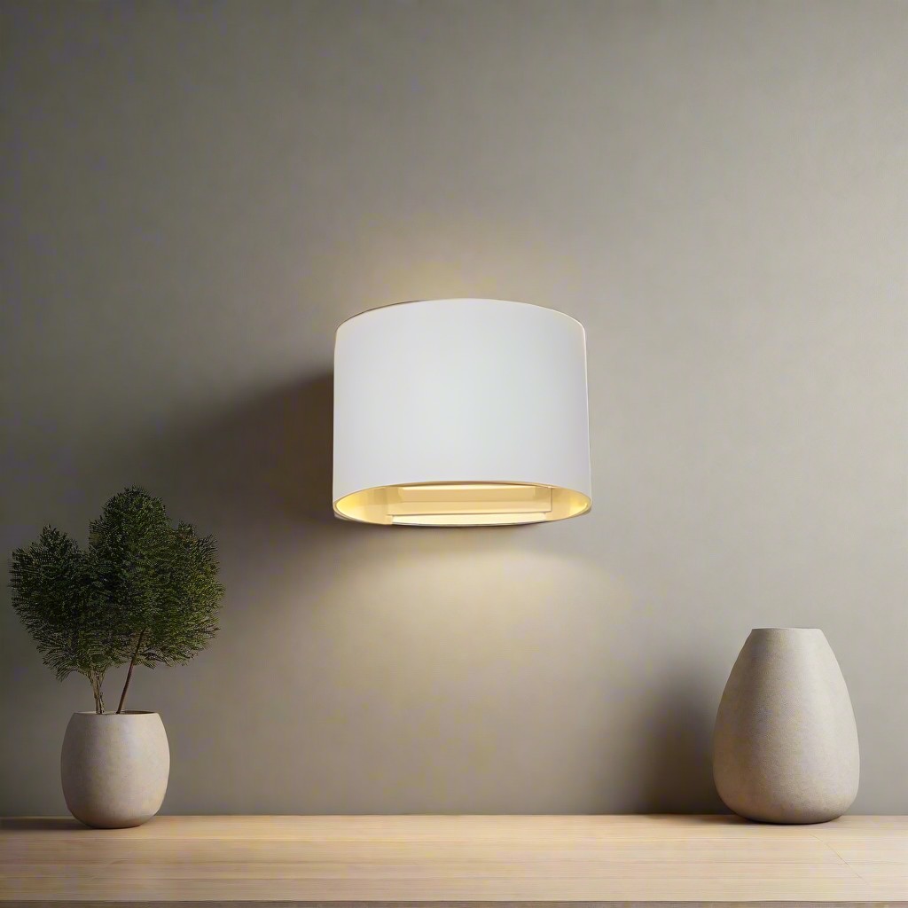 Minimalistische kubusvormige aluminium moderne LED-wandlamp HL3339