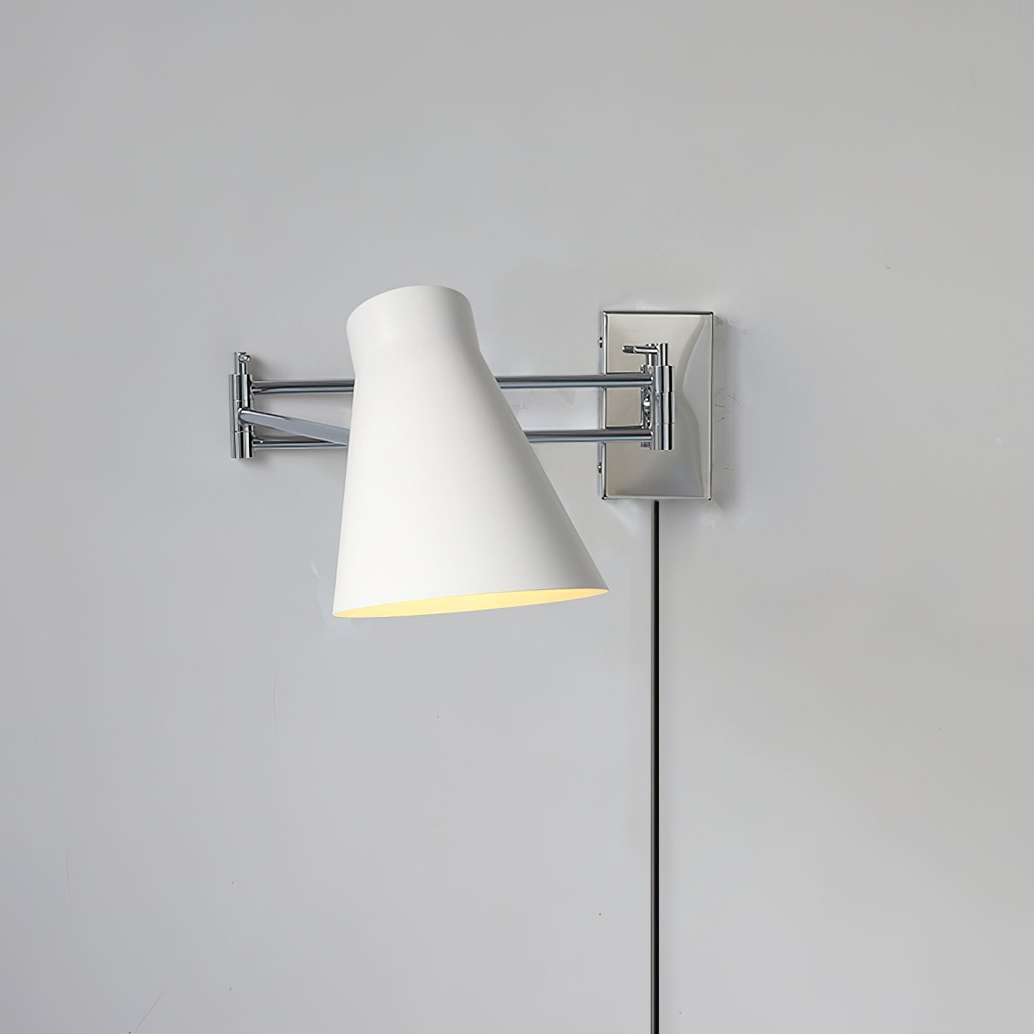 Moderne eenvoudige metalen schommellamp met stekker HL1074
