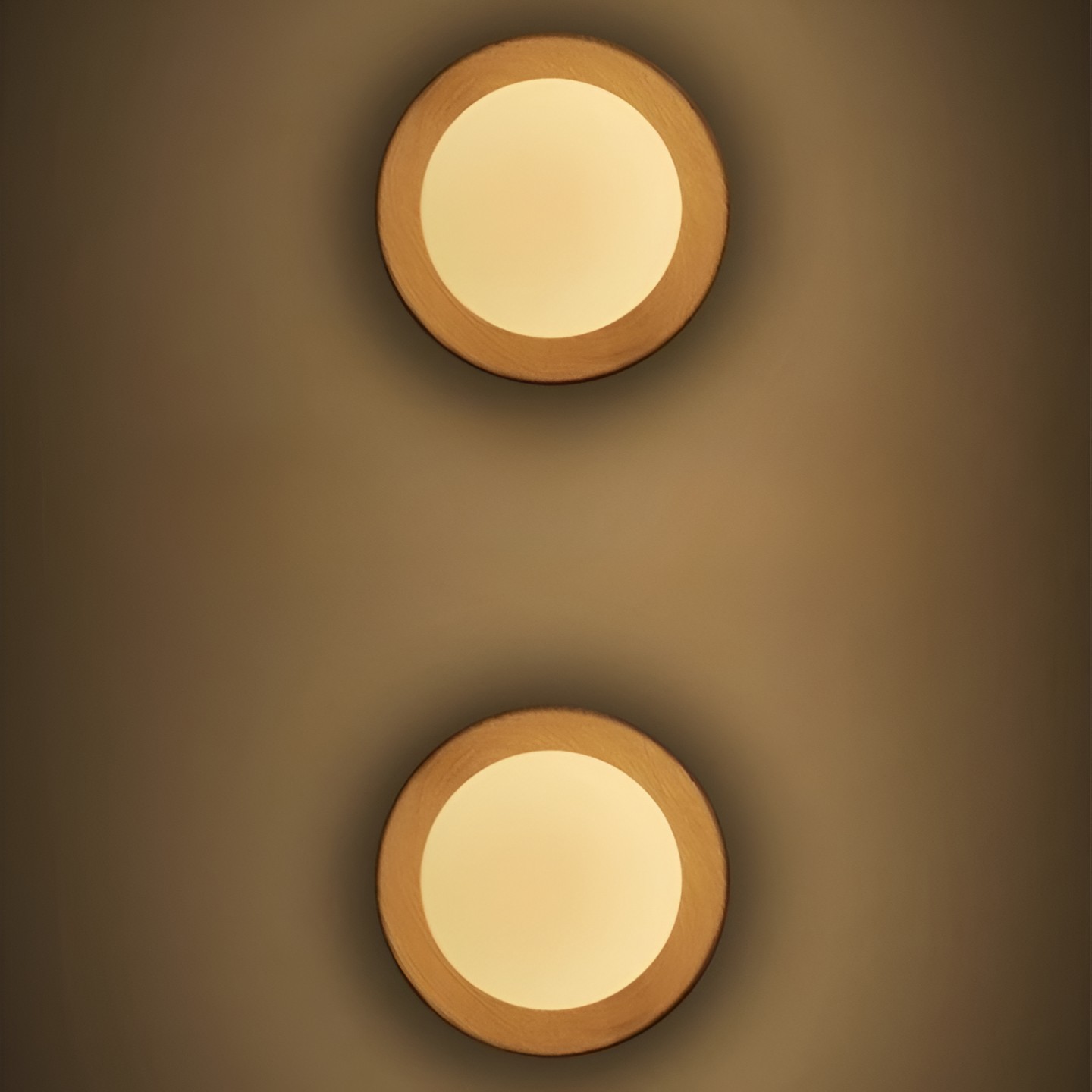 Scandinavische minimalistische LED-wandlamp van natuurlijk hout HL3333