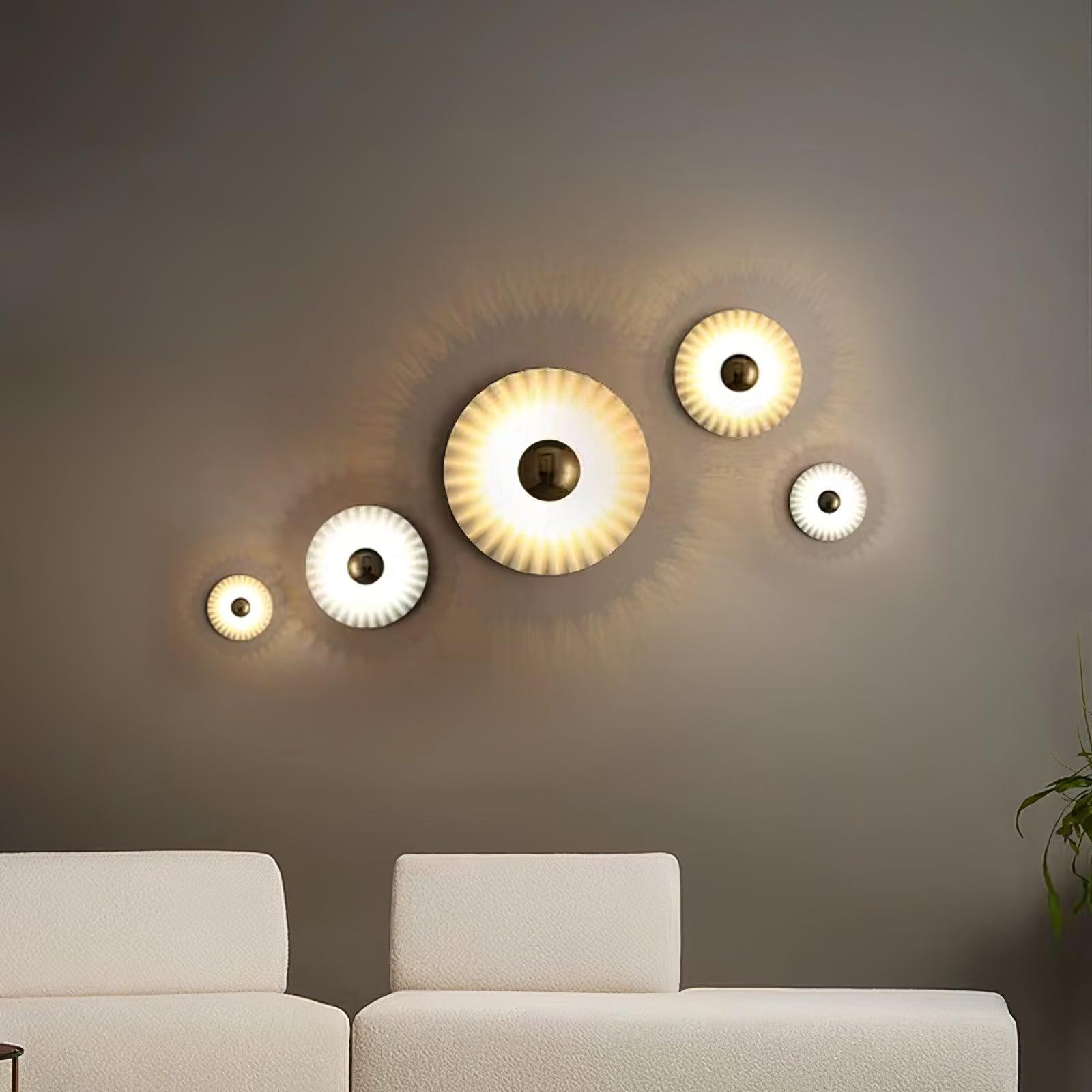 Moderne creatieve wandlamp met schelpmotief HL887