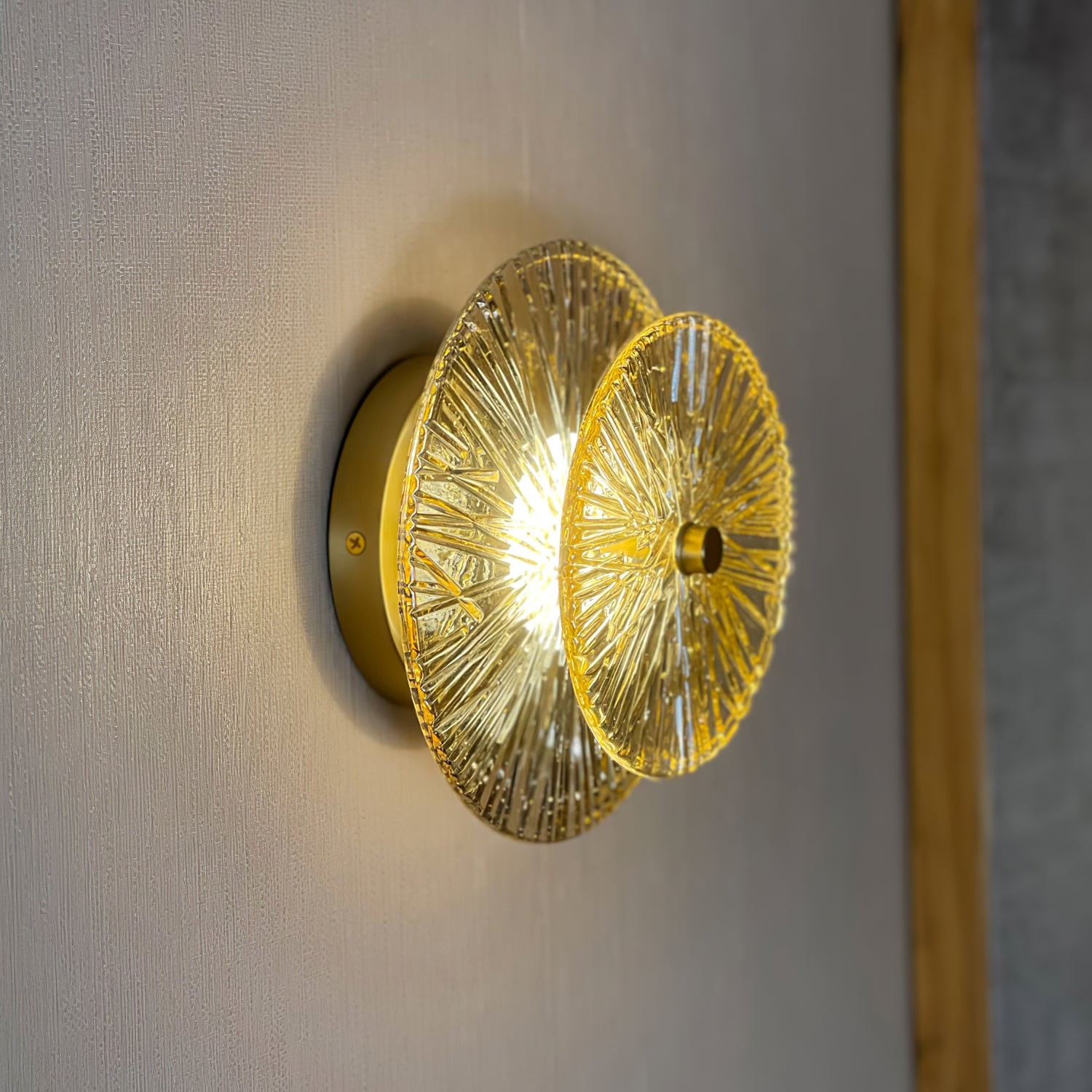 Moderne creatieve ronde kristallen wandlamp HL758