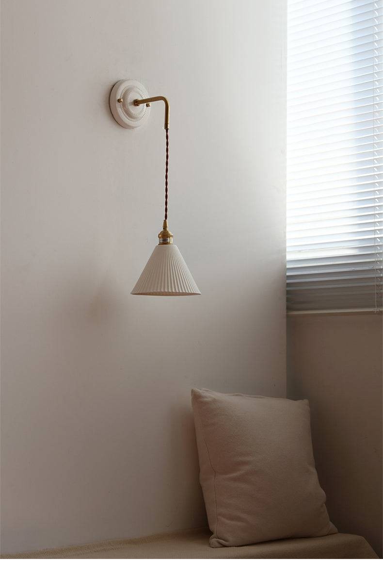 Decoratieve keramische wandlamp HL1807