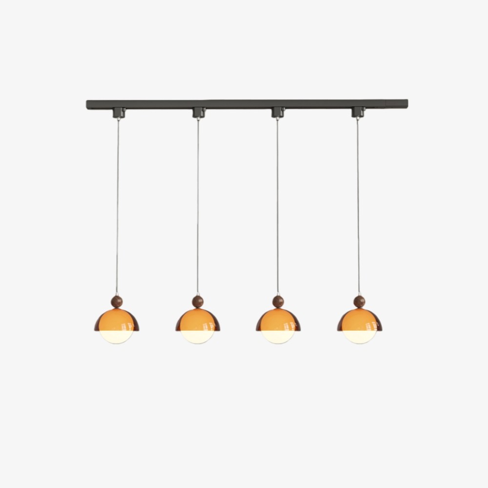 Afterglow Vintage Hanglamp - Retro hanglamp met handgeblazen glazen kap en verstelbaar snoer voor de eetkamer HL2342