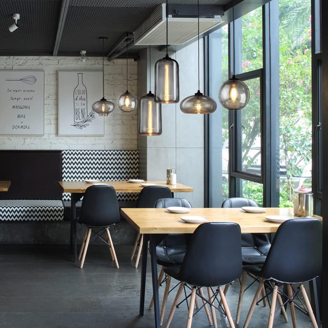 Nordic Loft Glasslustre hanglamp HL1265