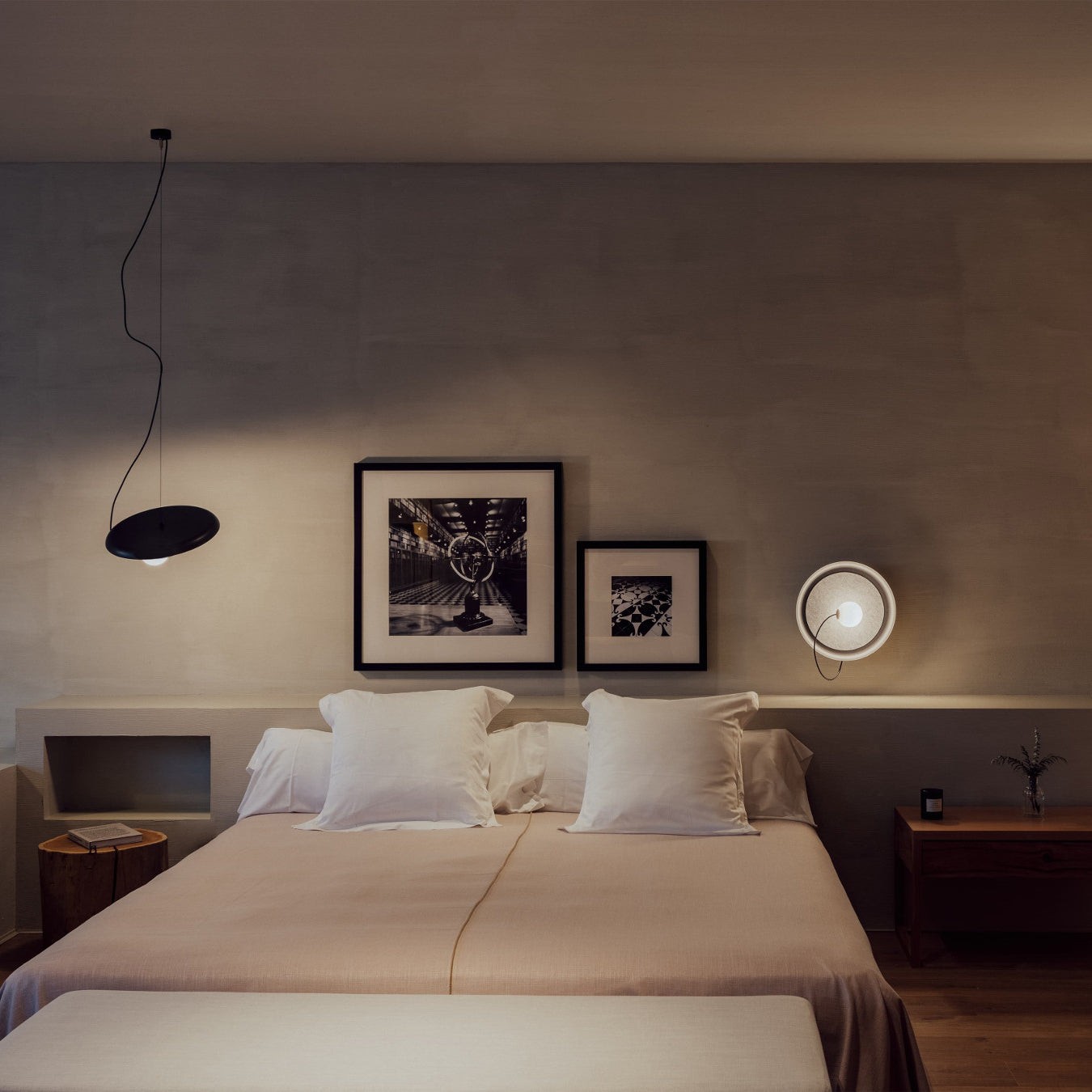Akoestische schijf hanglamp HL3001