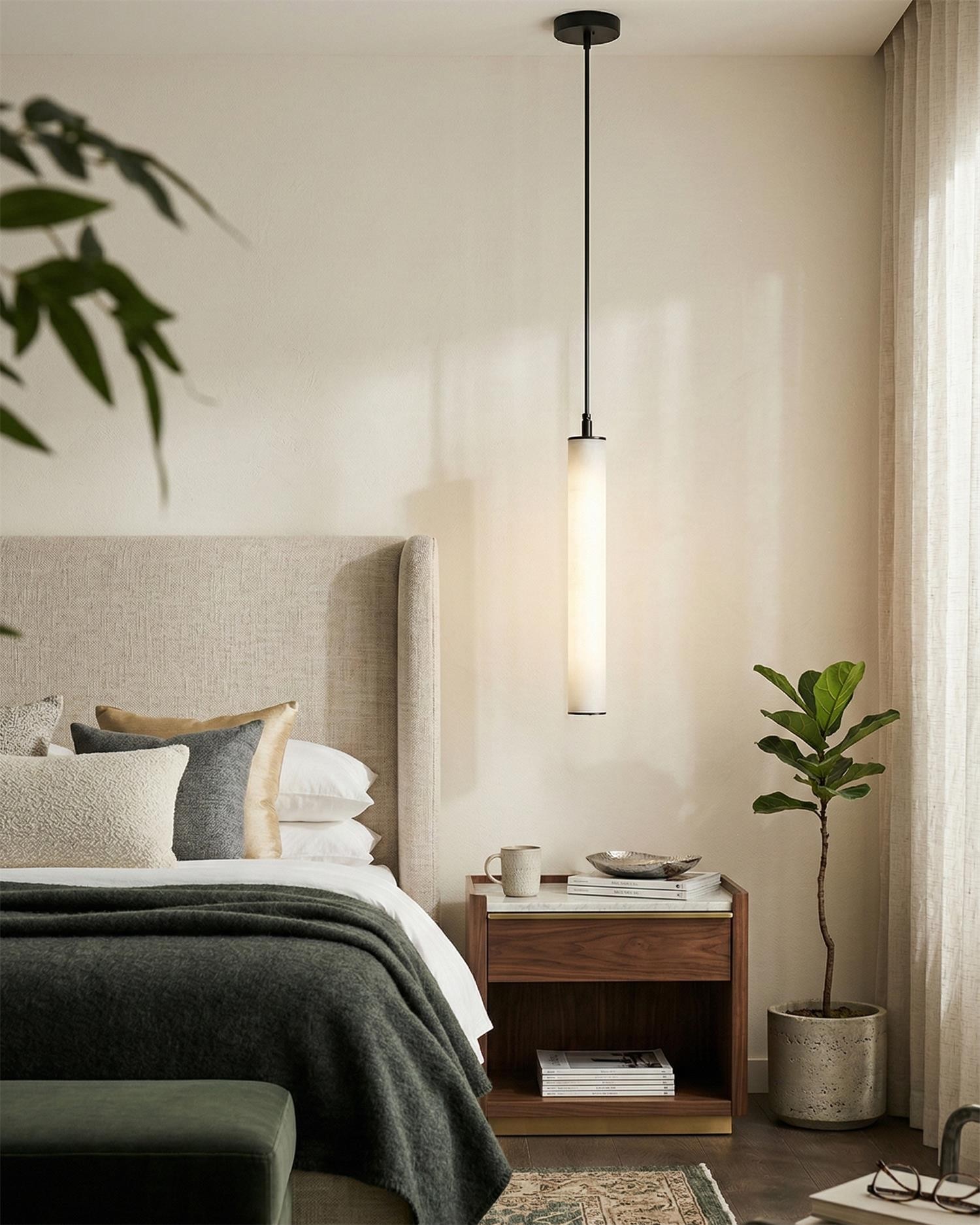 Calder Alabaster Tube Hanglamp HL2900