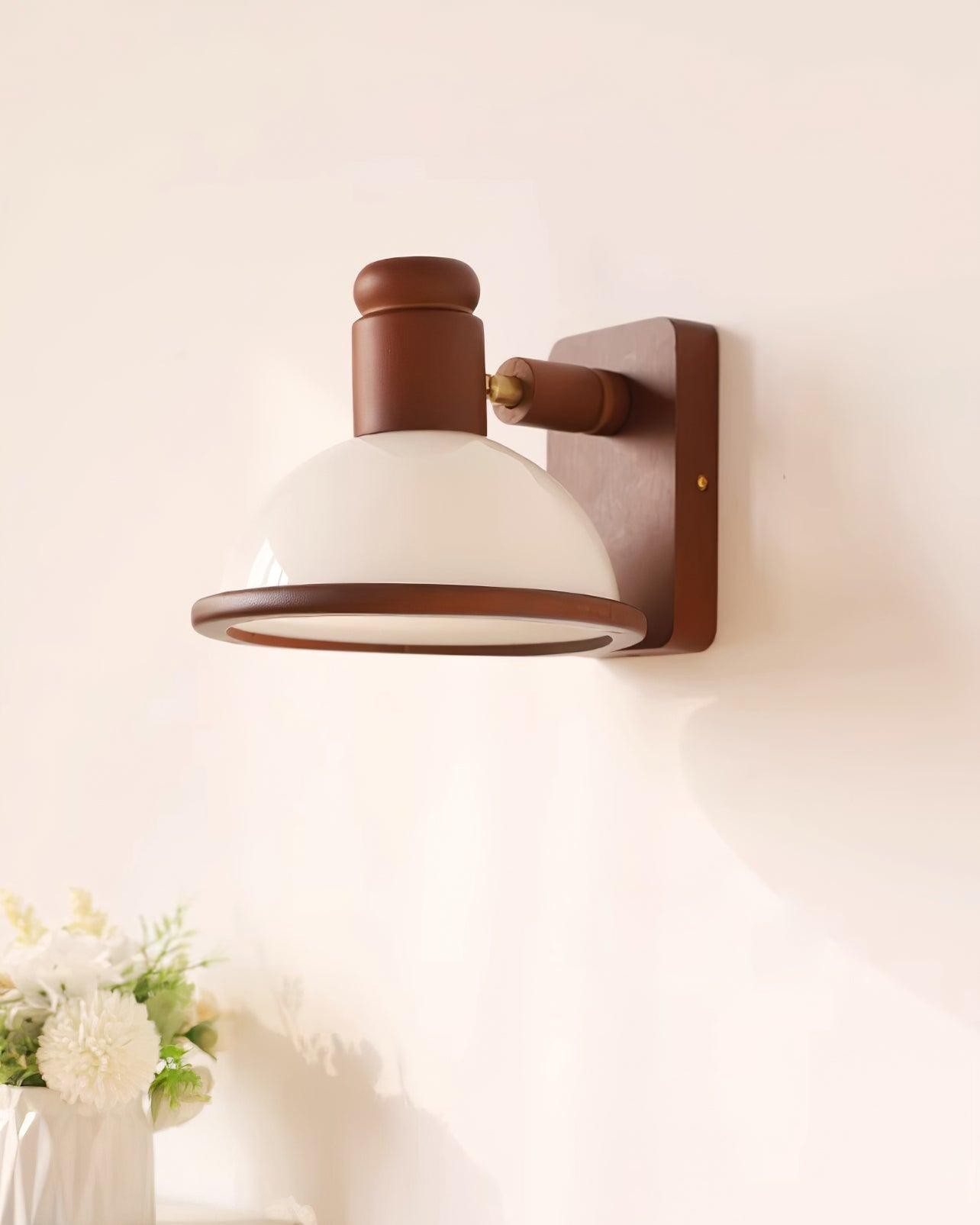Moderne houten verstelbare leeslamp voor naast het bed HL528