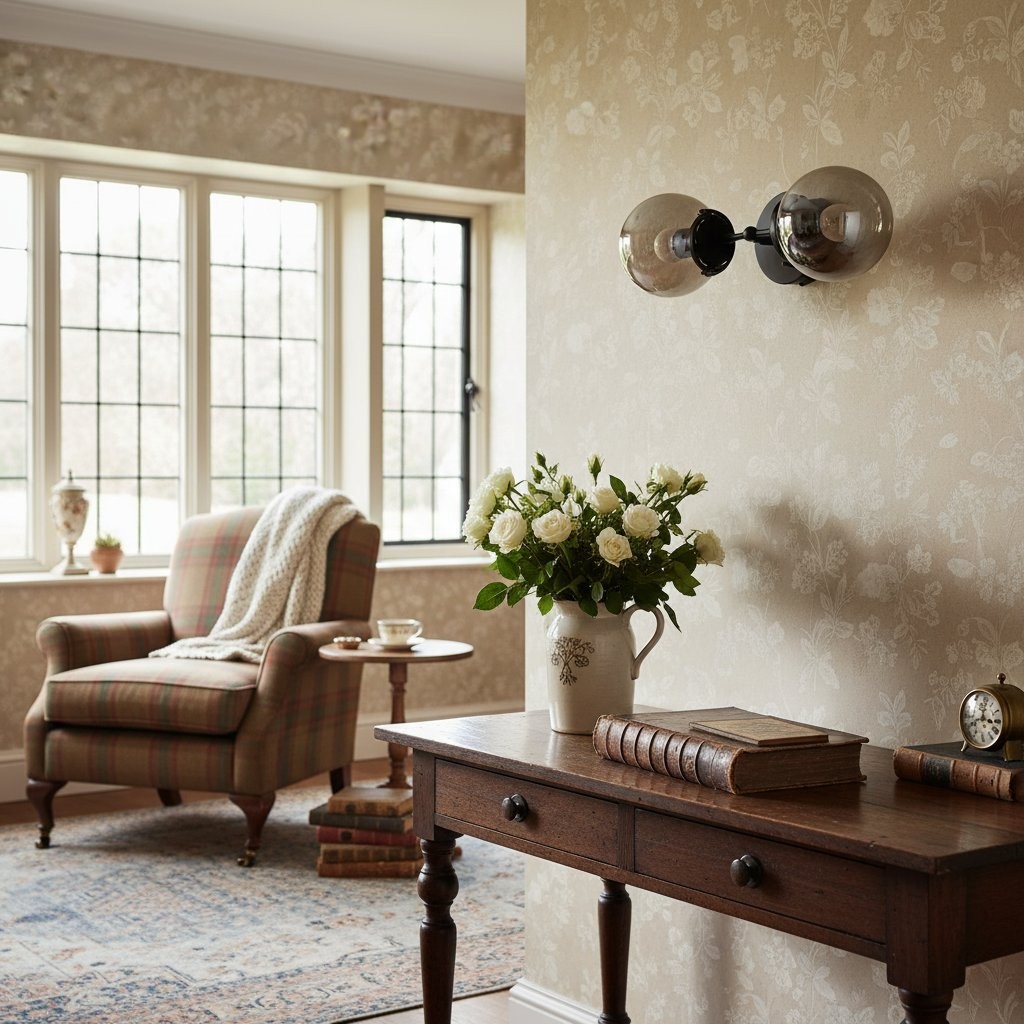 Lumio Globe Dubbele Globe Badkamer Wandlamp - Rustieke Boerderij Badkamer Wandlamp HL1698