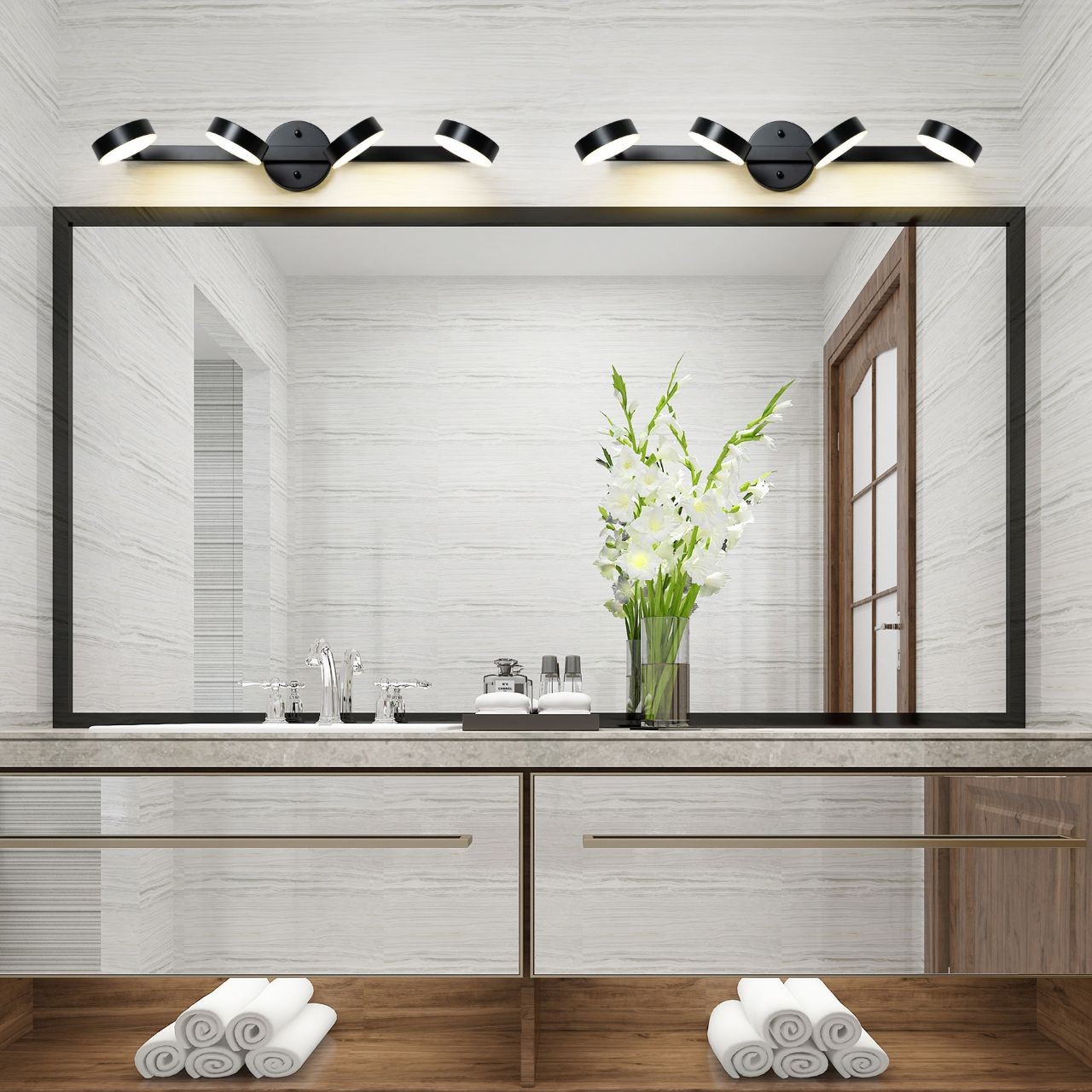 Verstelbare badkamerijdelheid wandlamp HL238