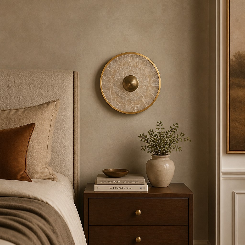 Shellure Nordic Shell wandlamp - elegante lamp met patroon voor de woonkamer HL3559