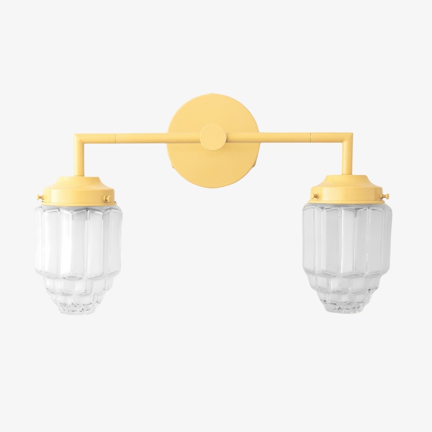 Tierlux Glazen Art Deco Badkamerlamp - Kleurrijke Wolkenkrabber Bolvormige Wandlamp HL1655