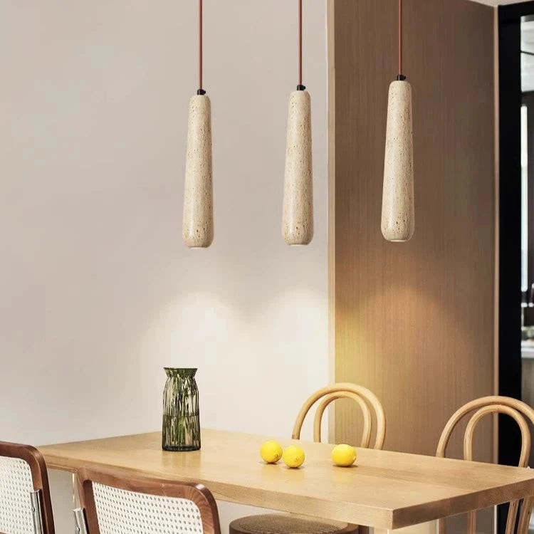 Travertin buis hanglamp HL3475