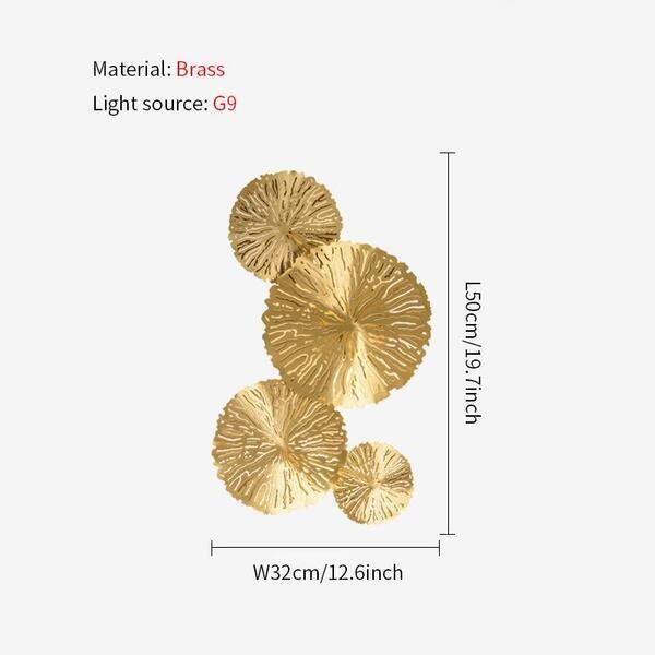 Lotus Leaf Wandlamp