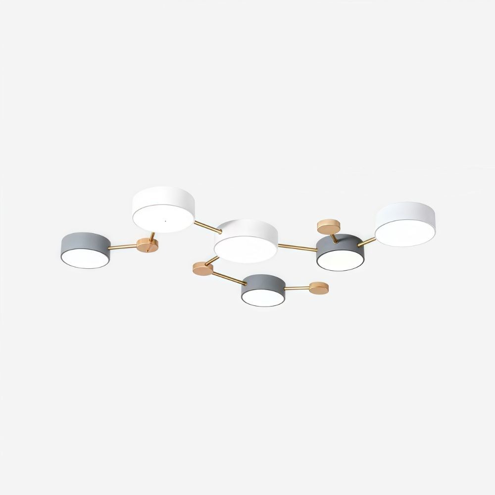 Nordic ronde LED plafondlamp - houten taklamp voor slaapkamer HL1347