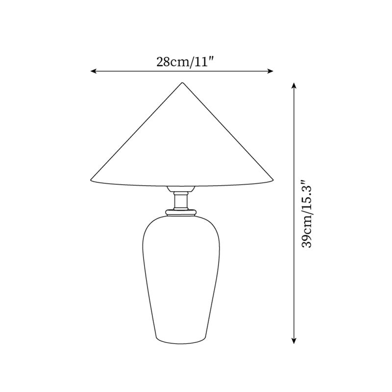 Brayden houten tafellamp HL2582