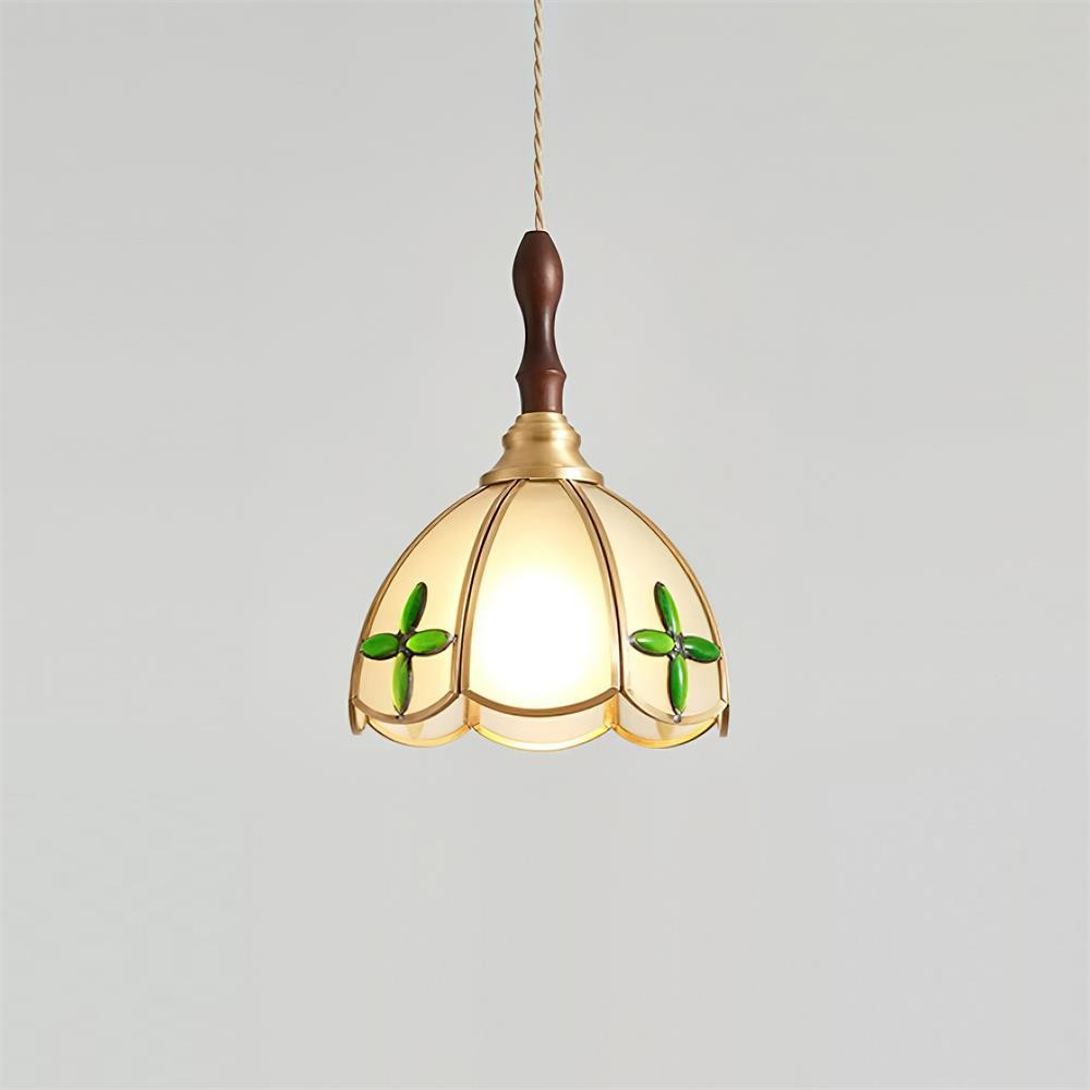 Vintage Tiffany Stanied glazen hanglamp HL783