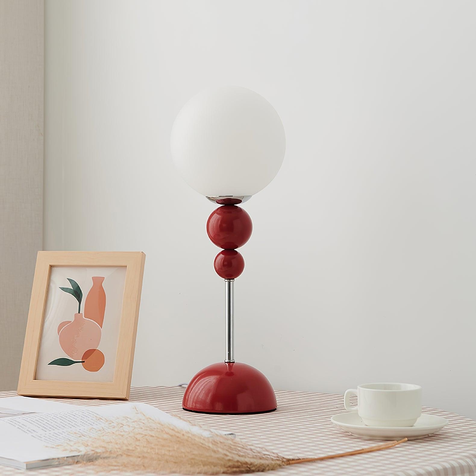 Nieuwe creatieve bolvormige verticale decoratieve tafellamp HL489