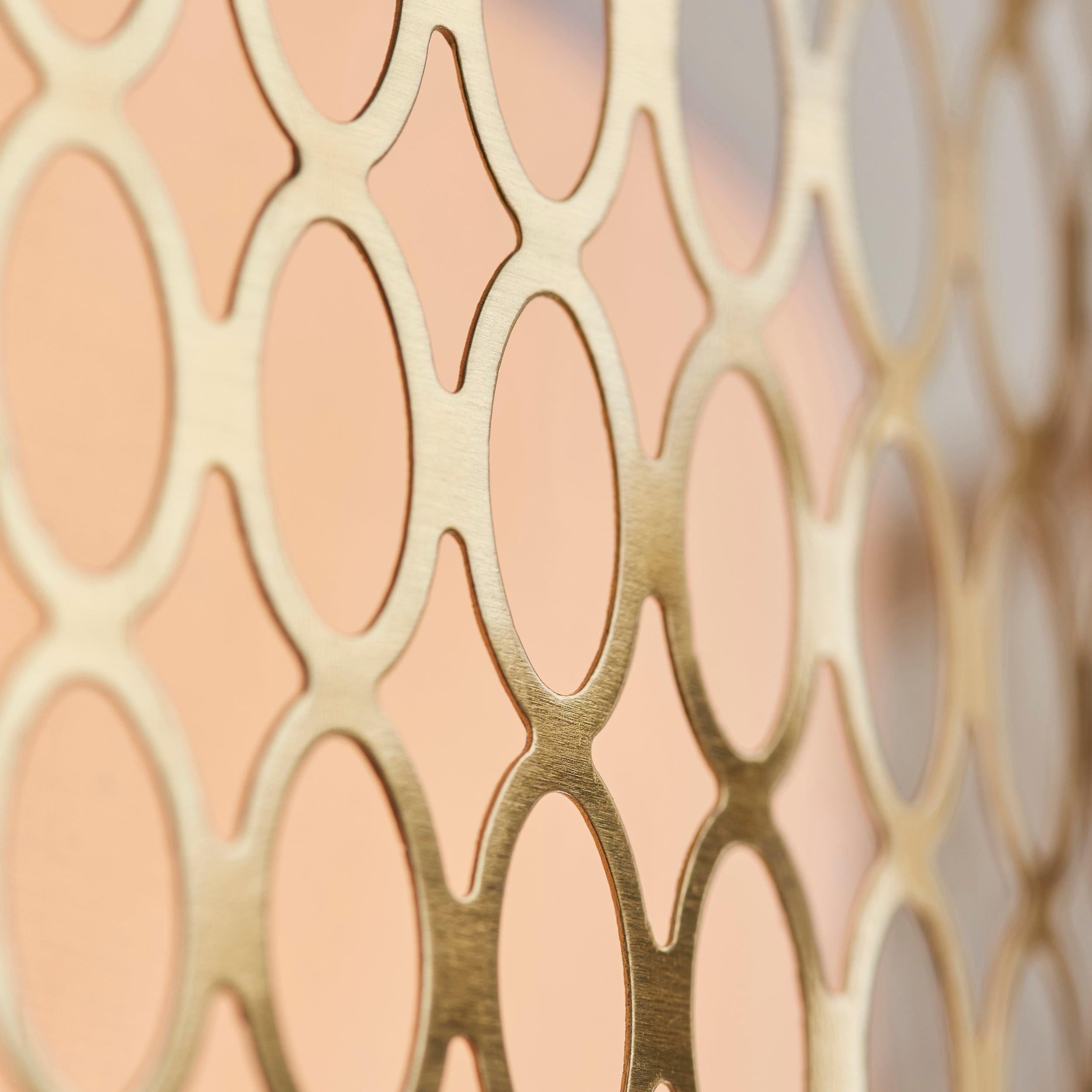 Liorin Moderne plafondlamp met 3 lichtpunten in mesh-design - dimbaar voor woonkamer HL1825