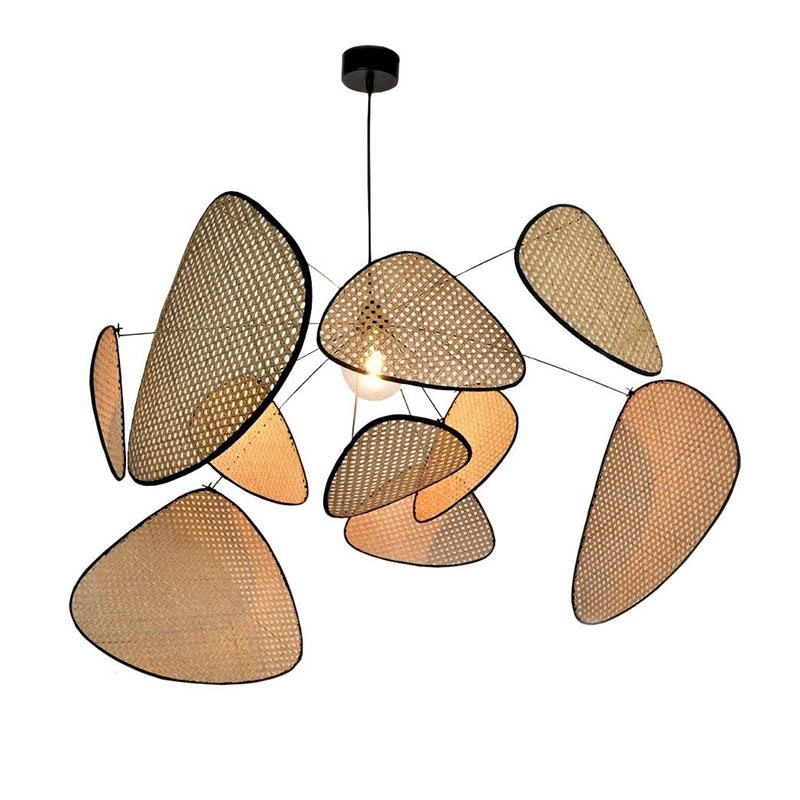 Natuurlijk Rotan Hanglamp Screen Cannage