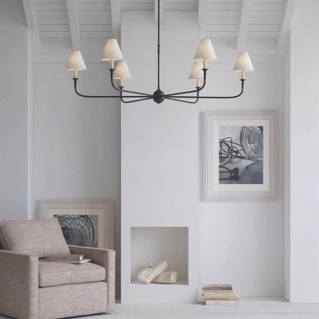 Piaf Grande moderne industriële metalen kroonluchter HL1417