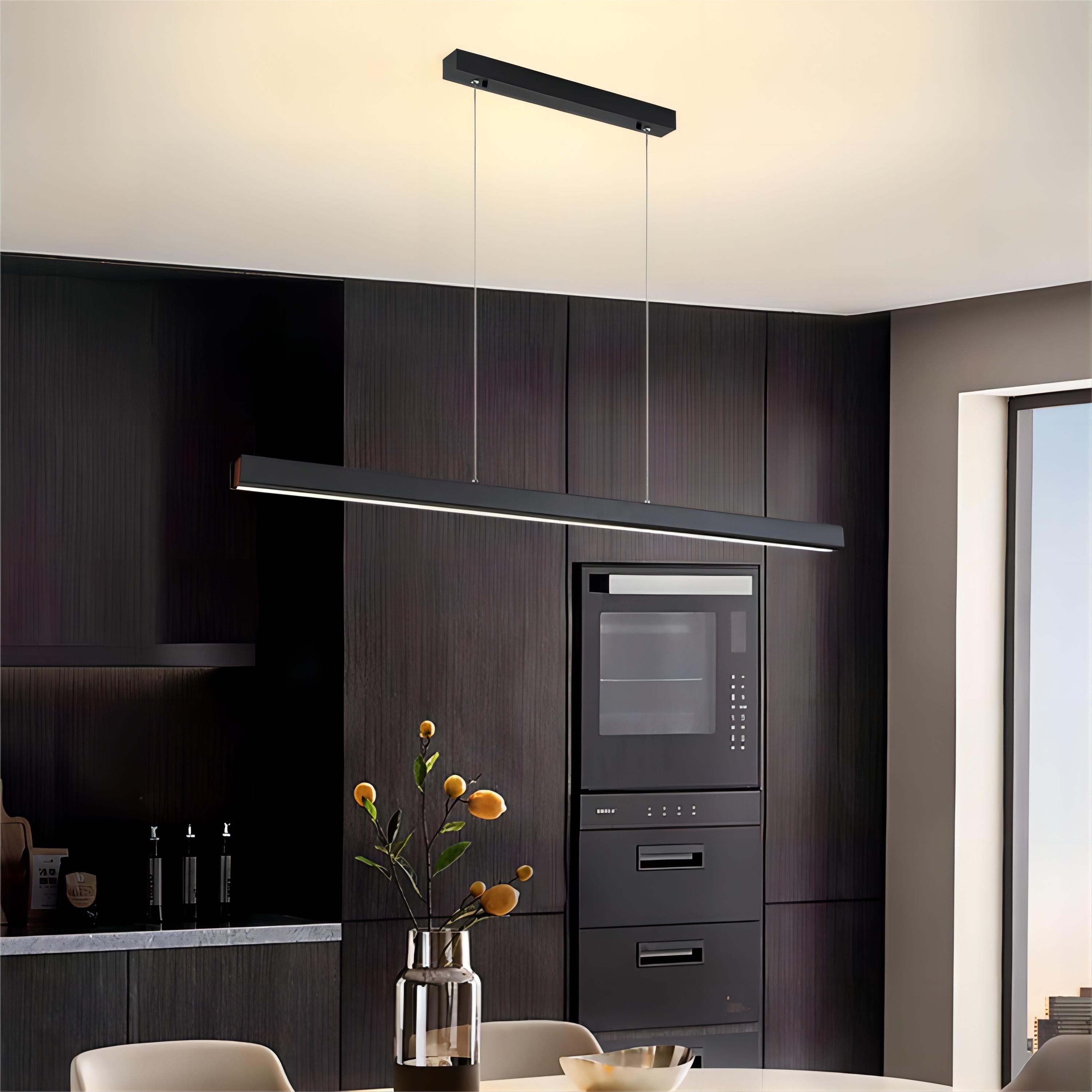 Industriële Metalen LED Horizontale Lineaire Kroonluchter HL99
