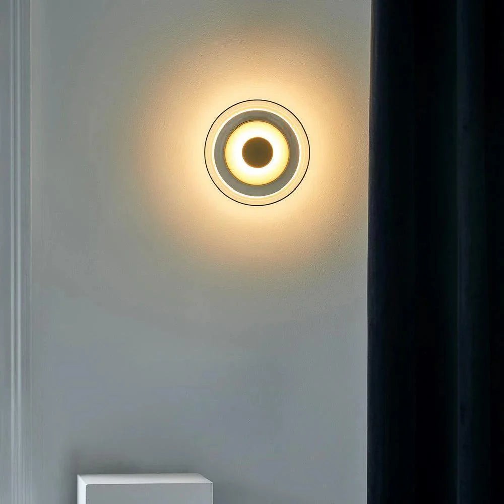 De Shimmering Glow Premium Minimalistische Messing Wandlamp HL3401