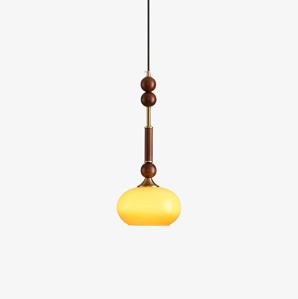 Retro massief houten serie hanglamp HL770