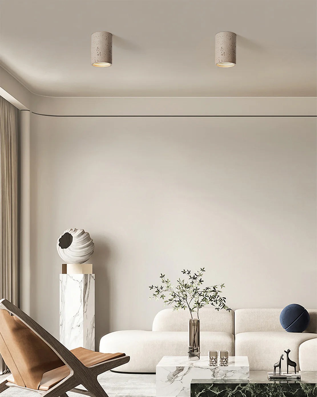 Moderne Wabi-Sabi cilindrische plafondlamp HL513