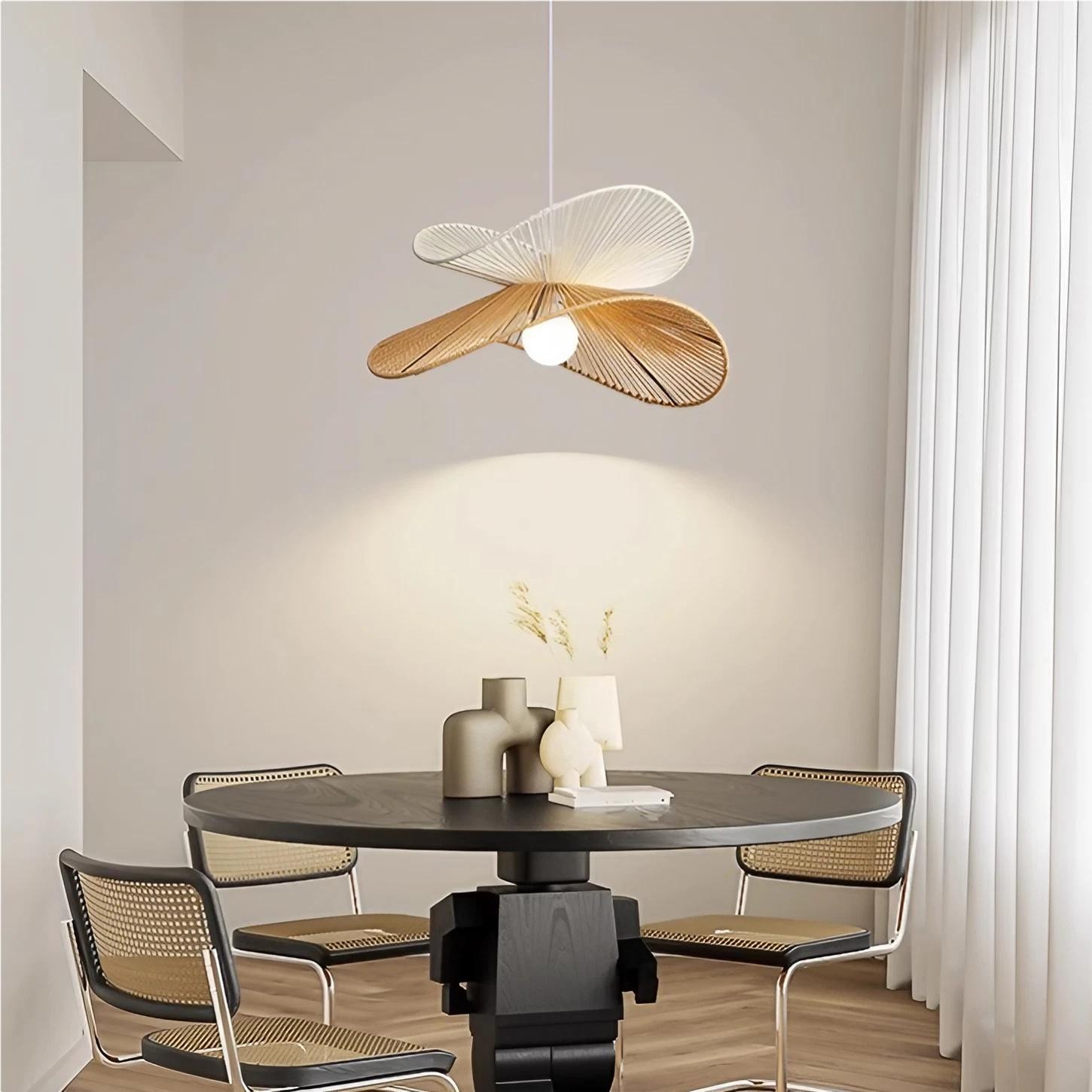 Rustieke Zen Strohoed Rotan Hanglamp HL207