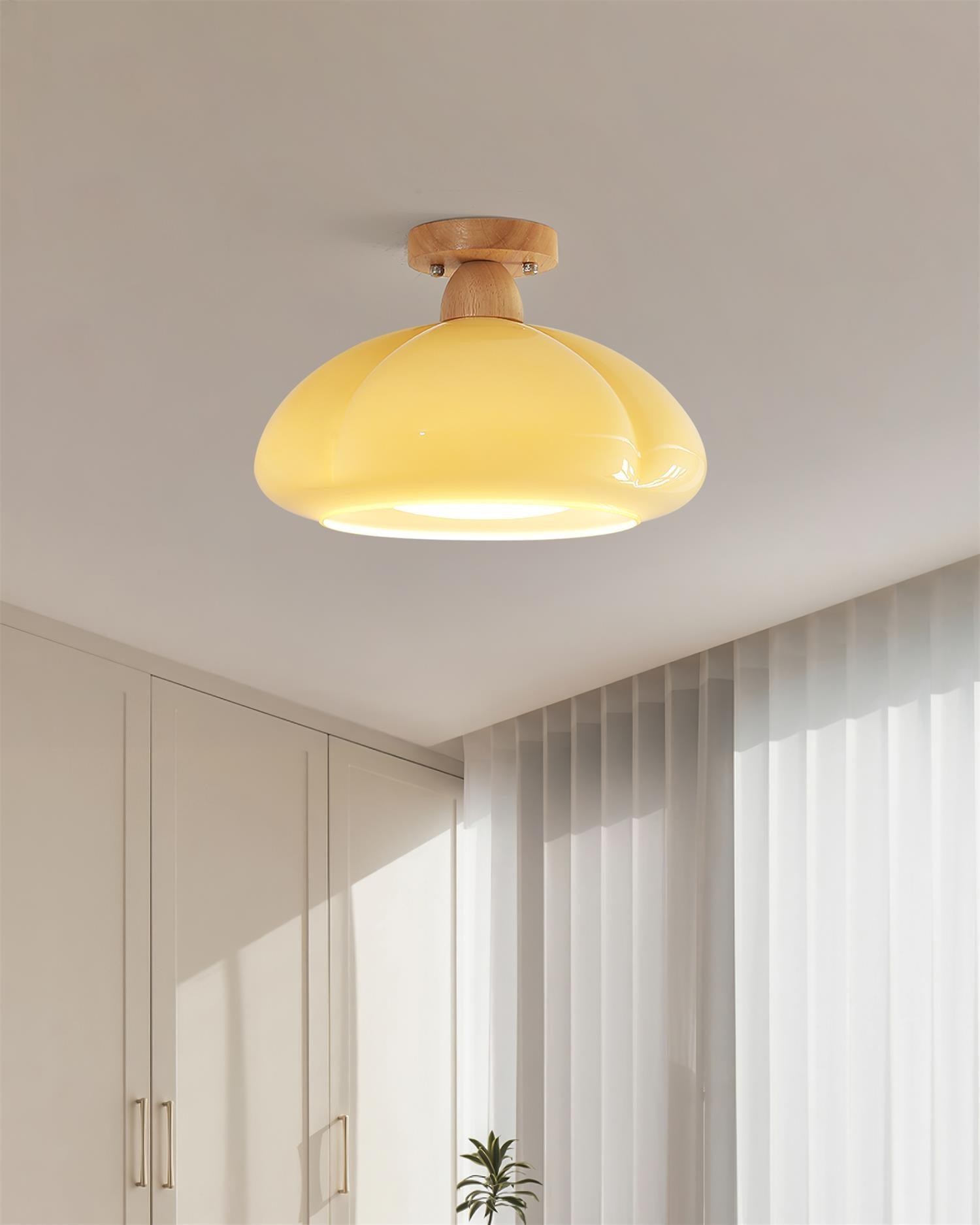 Pompoen Glazen Plafondlamp Voor Keuken HL493