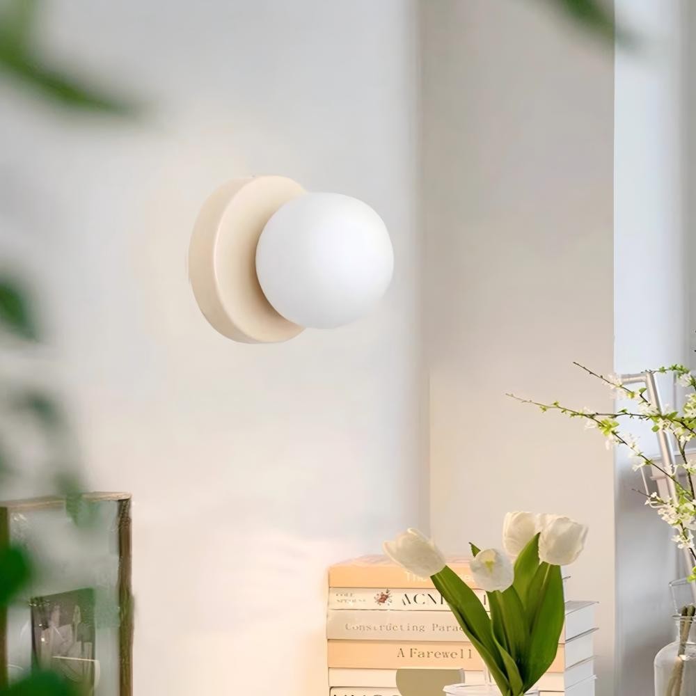 Nordic Globe Opbouw Glazen Wandlamp HL320