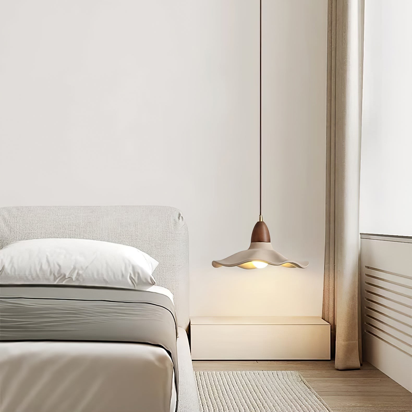 Japanse Wabi-Sabi Stijl Cement Wave Hanglamp HL502