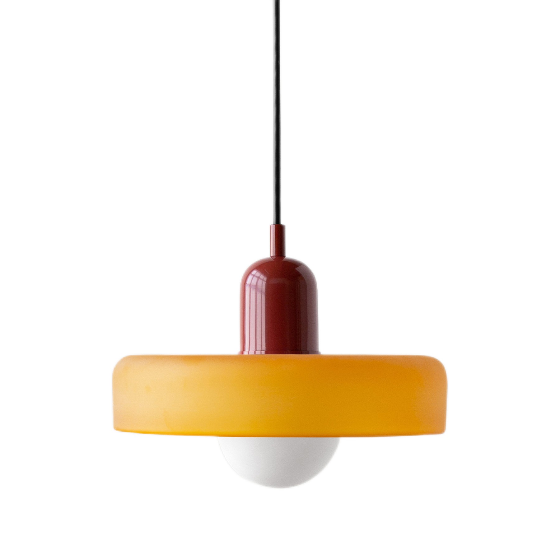 Kalo Disc Kleurrijke Hanglamp - Moderne Glazen Hanglamp voor de Eetkamer HL2447