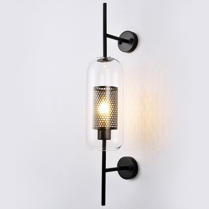 Vintage Glazen Wandlamp Woonkamer Industrieel HL50