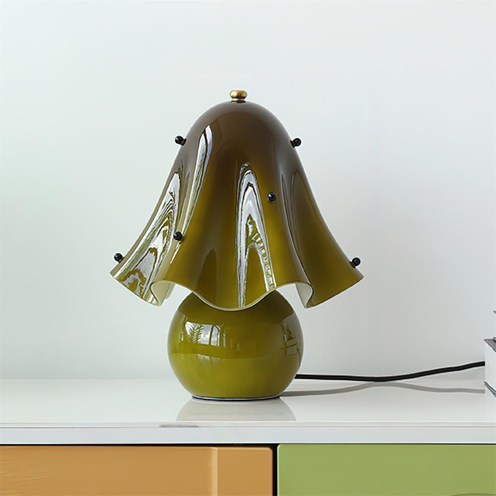 Bellina Decoratieve Tafellamp - Sculpturale Klokvormige Bloemvorm HL1644
