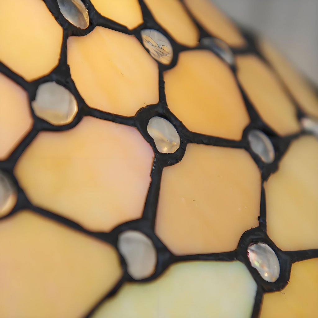 TF Pearl glas-in-lood tafellamp - sfeerverlichting voor slaapkamer en woonkamer HL2200
