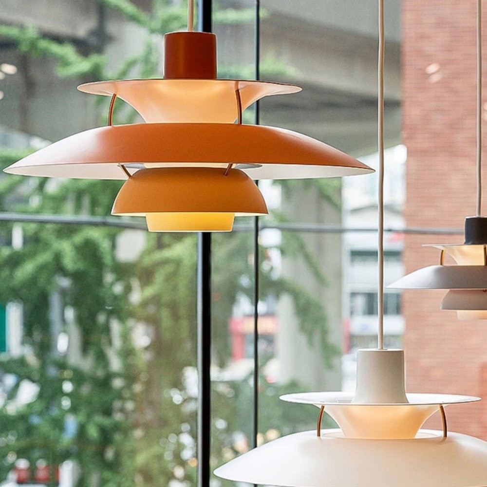 Deense Multilayer Metalen Hanglamp HL38