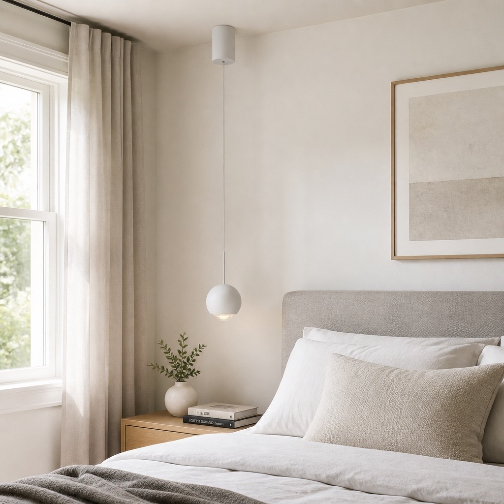 Veridia Minimalistische Hanglamp met Handmatige Verstelbare Vorm - Bolvormige Hanglamp voor Eetkamer HL3549