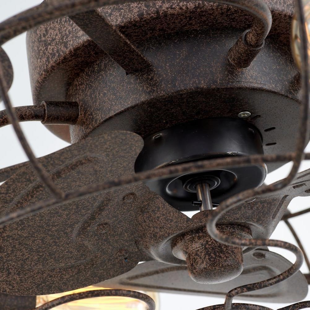 Vintage ventilator kroonluchter