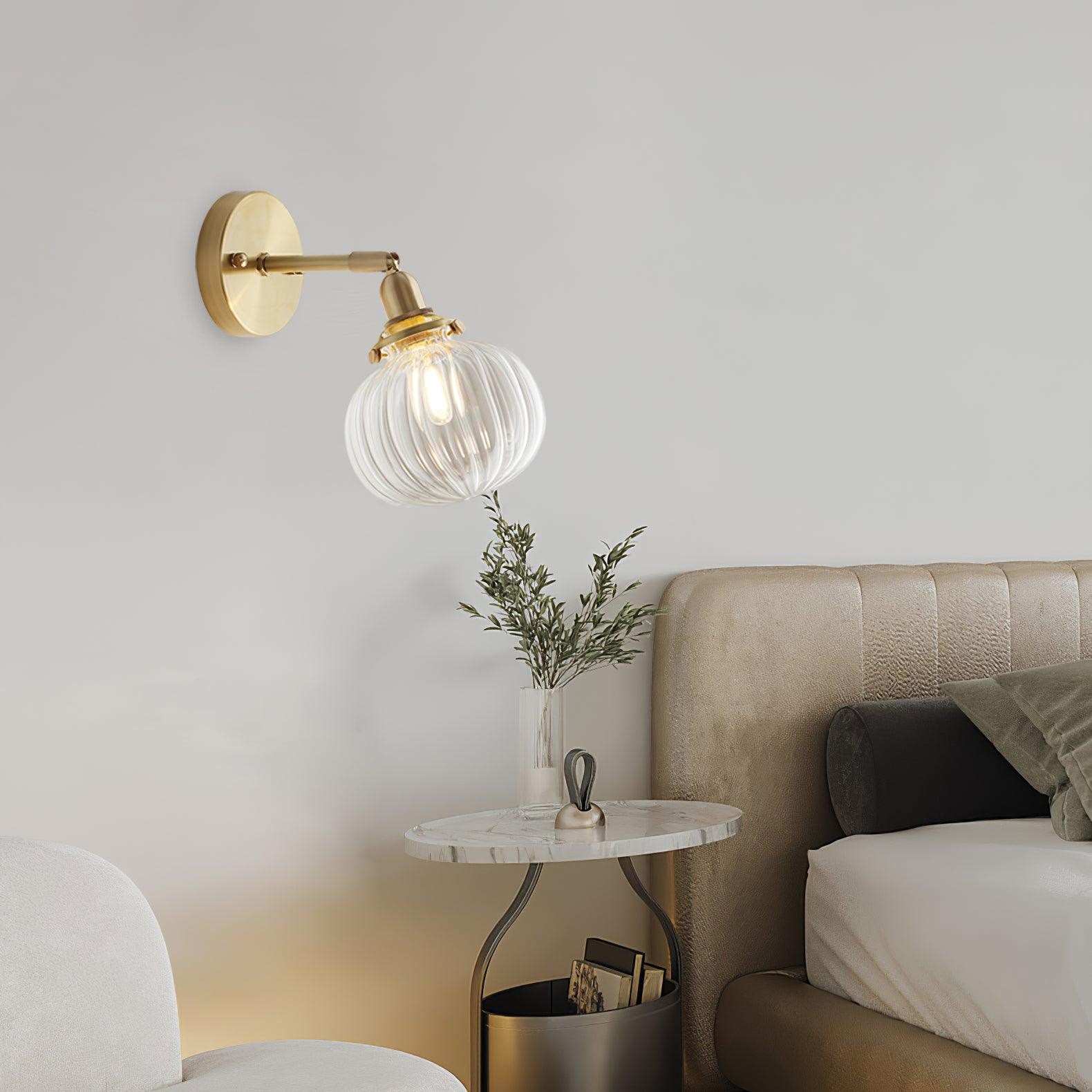 Eenvoudige hal entree pompoenpatroon wandlamp HL771