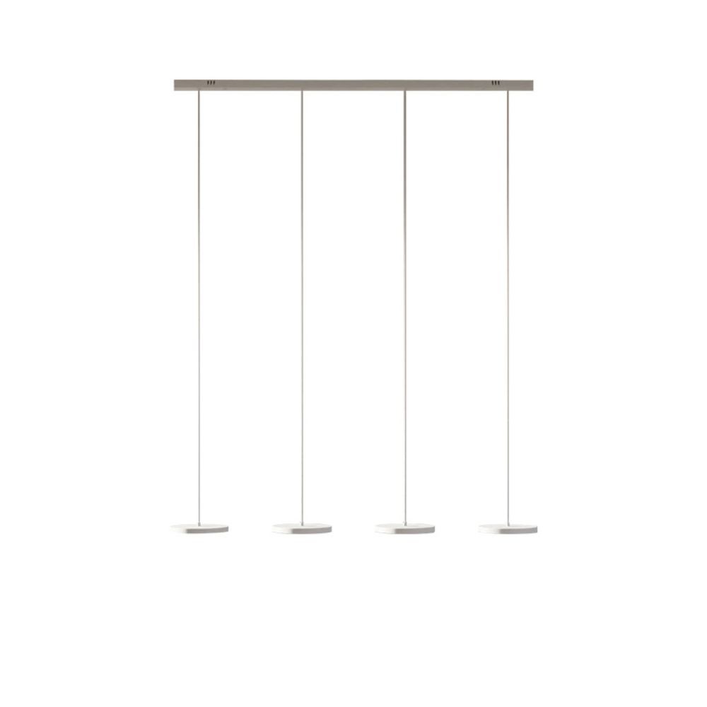 Schijfvormige Moderne Hanglamp - Zwart Wit LED Ontwerp HL1051