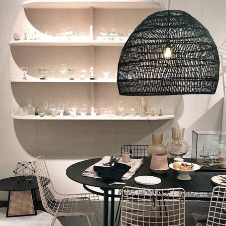 Rustieke Rieten Mand Rotan Kooi Hanglamp HL161