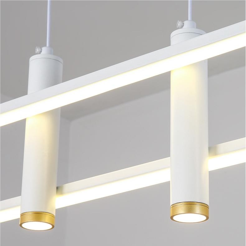 Moderne meerlaagse lineaire dimbare hanglamp HL150