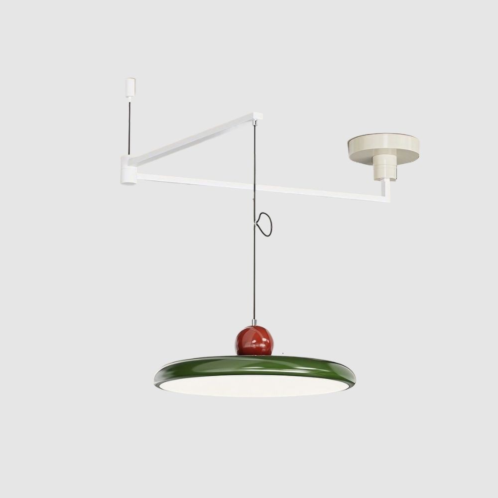 Eenvoudige moderne verstelbare hanglamp met zwenkarm HL885