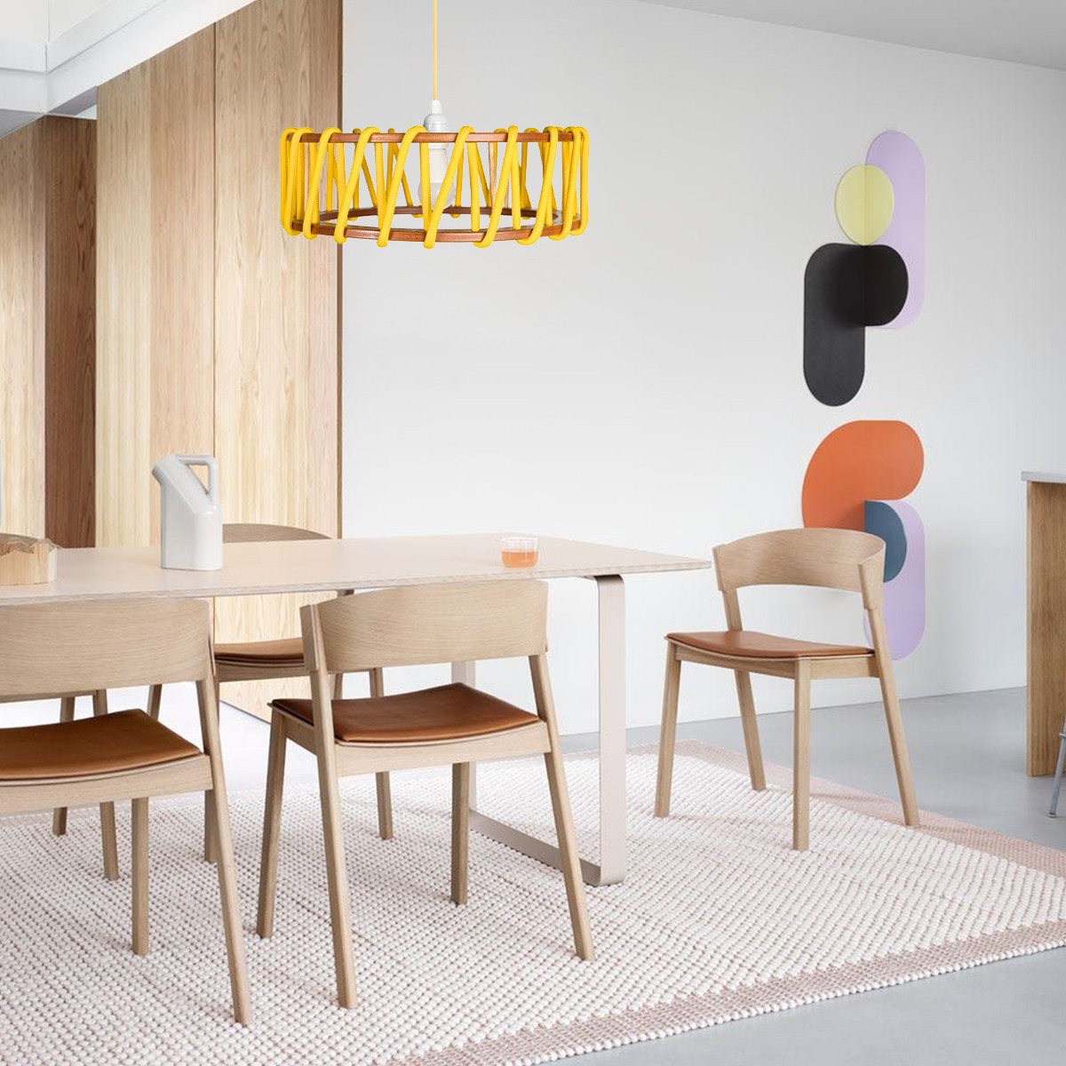 Minimalistisch Kleurrijk Touw Ontwerp Hanglamp HL306