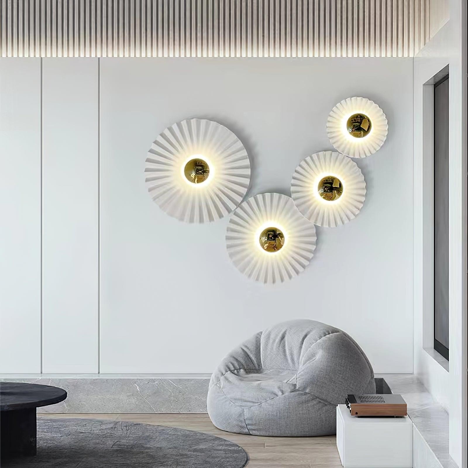 Moderne creatieve wandlamp met schelpmotief HL887